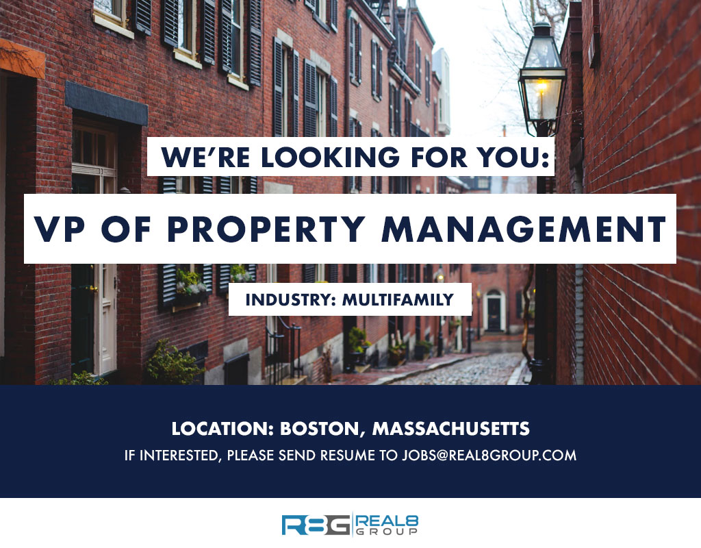 VP of Property Management, Boston, MA Real Estate