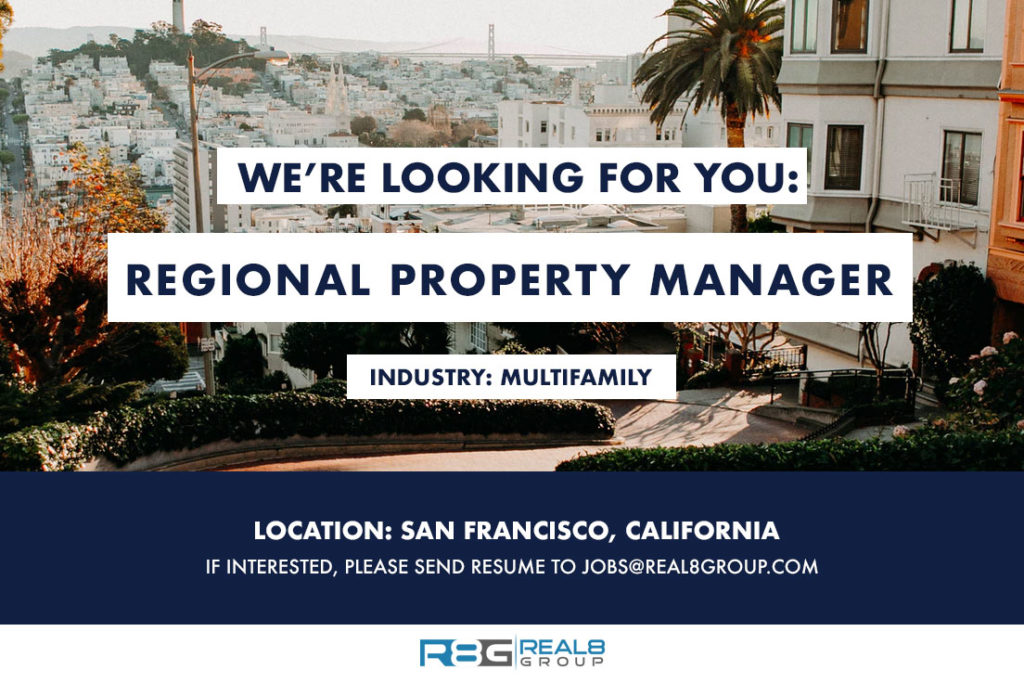 Regional Property Manager San Francisco Real Estate